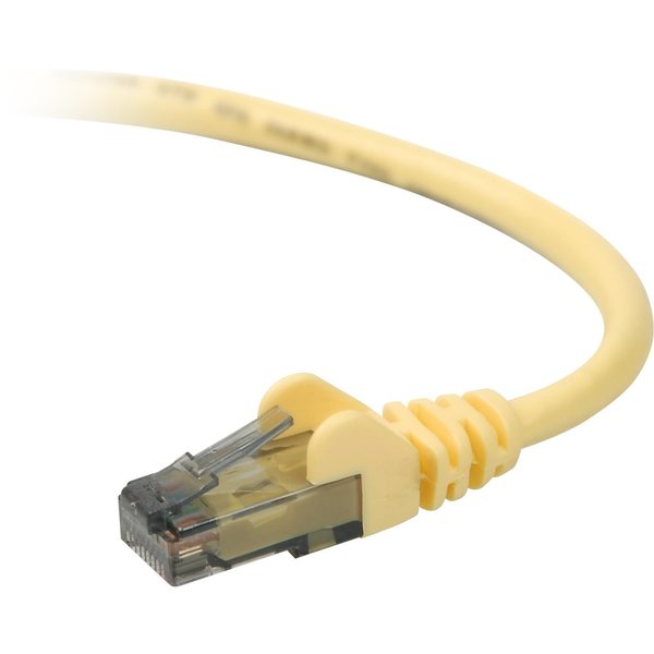Belkin 2Ft Cat6 Snagless Patch Cable, Utp, Yellow Pvc Jacket, 23Awg, 50 A3L980-02-YLW-S
